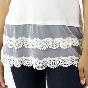 🔥🔥Grace & Lace Lace Extender Gray & white Large